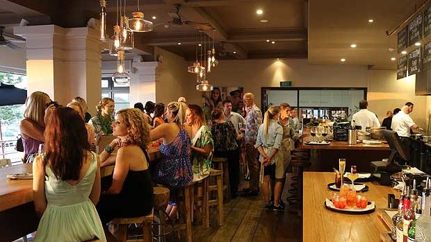With its stool-and-long-bar-style seating, executive director Gary Gosatti says it's definitely 'not a restaurant' anymore. 'There's no two-by-twos here,' he said.