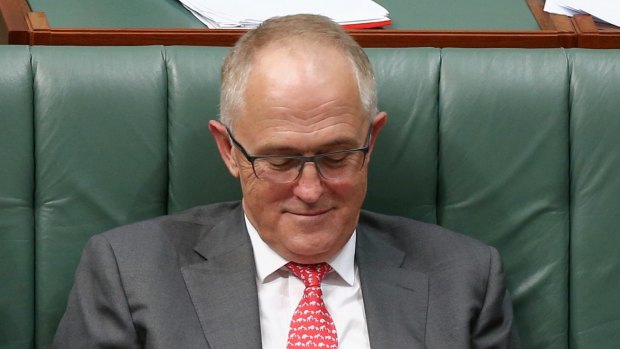 Communications Minister Malcolm Turnbull during question time on Thursday.