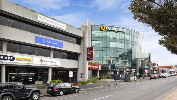 The office buildings at 235-237 Ryrie Street in Geelong sold for $37 million. 