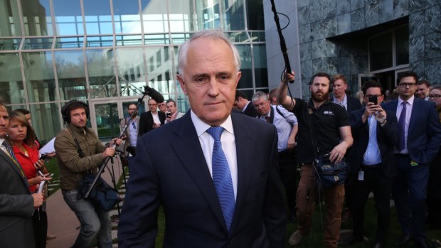 Malcolm Turnbull announces his intention to challenge Tony Abbott in 2015.