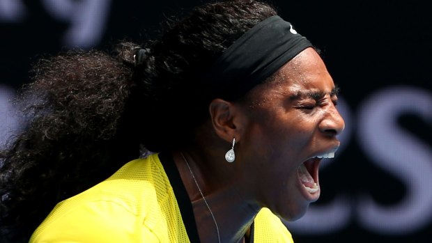 Serena Williams wins.