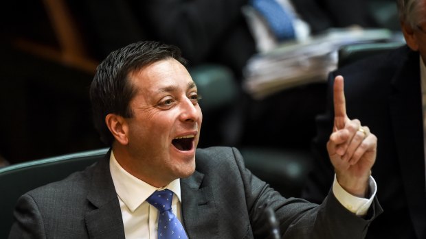 Opposition Leader Matthew Guy has the edge over Daniel Andrews on some of the key election issues. 