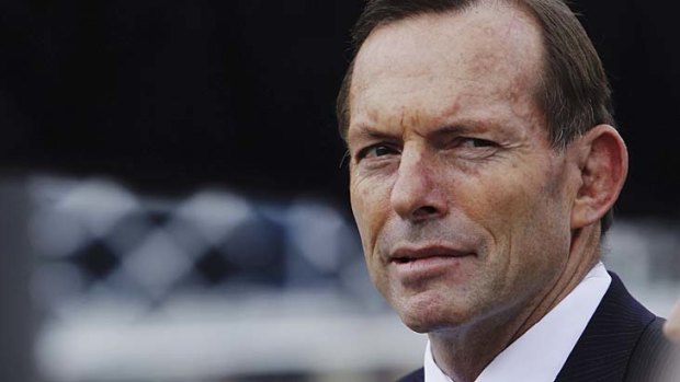 Tony Abbott in Sydney.