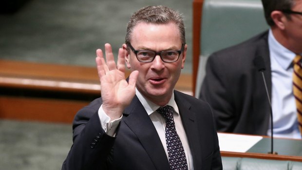 Leader of the House Christopher Pyne during question time on Wednesday.