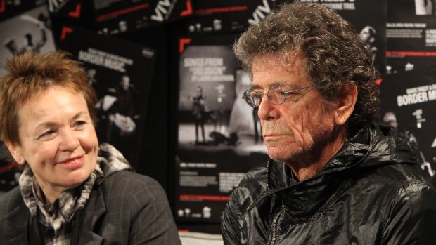 Lou Reed and Laurie Anderson launch Vivid Live  at the Sydney Opera House, May 2010. 