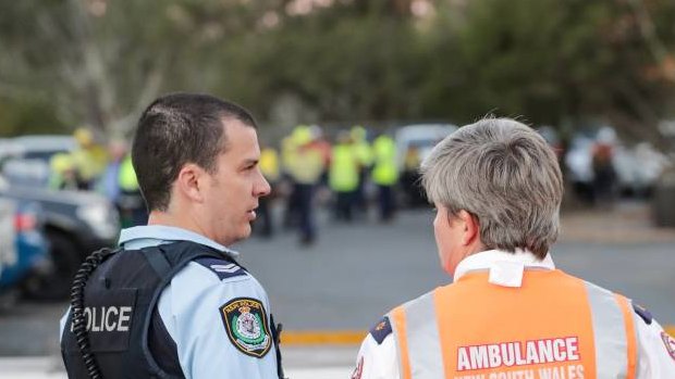 A man is dead and two other workers are fighting for life after inhaling a mystery toxic gas at a paper mill in Albury, on the Victoria-New South Wales border.