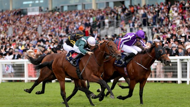 Wonder from Down Under: Merchant Navy wins the Diamond Jubilee Stakes at Royal Ascot.