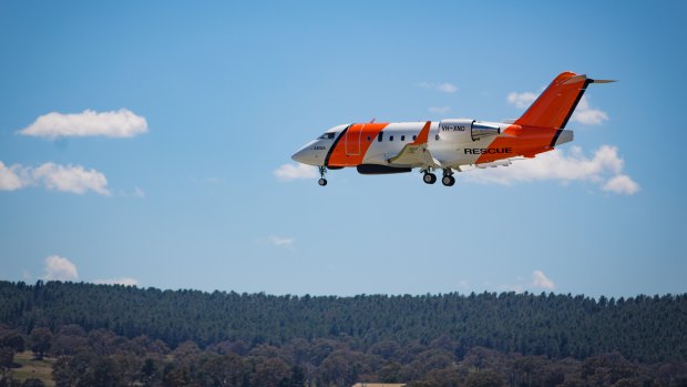 The Australian Maritime Safety Authority Challenger 604 search and rescue jet will join the search.