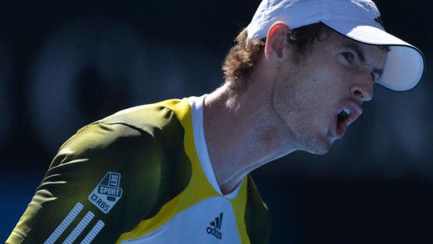 Britain's Andy Murray sent a warning to the tournament with a dominant performance against Jeremy Chardy.