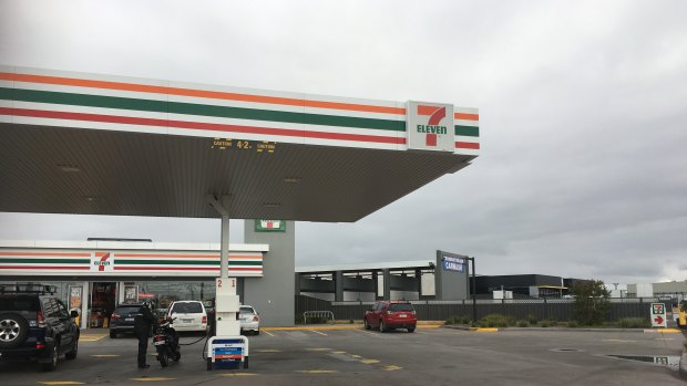 Police were  called to the 7-Eleven in Ellenbrook in the early hours of Sunday.