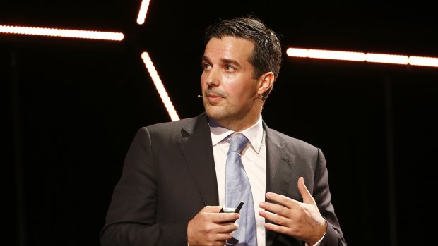 Michael Messara, from Caledonia, during the UBS Investment Conference in 2016