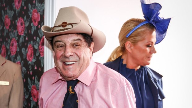Molly Meldrum at the Melbourne Cup in November. 