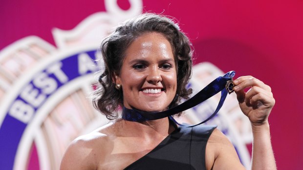 Emma Kearney was the WAFL's best and fairest player this year.