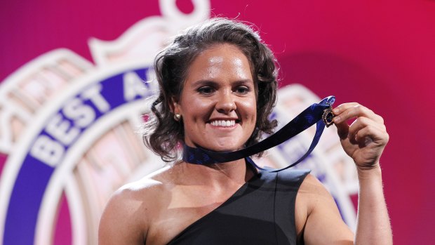 Emma Kearney was the WAFL's best and fairest player this year.