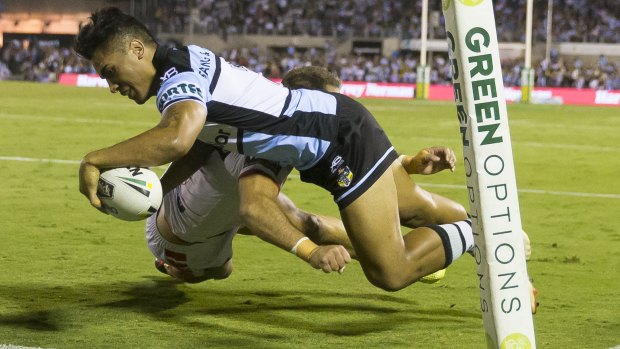 Going? Cronulla winger Sosaia Feki has been given permission to test the water with other clubs.