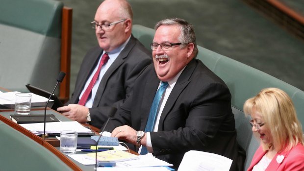 Deputy Whip Ewen Jones during question time on Monday.