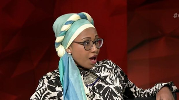 Yassmin Abdel-Magied on Q&A in February.