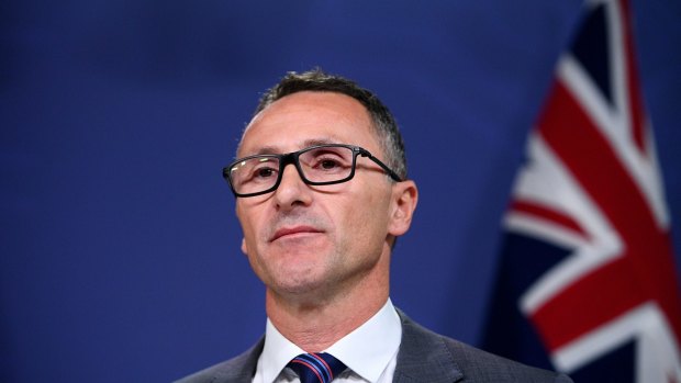 Greens leader Richard Di Natale is calling for a return to the days of "big government".