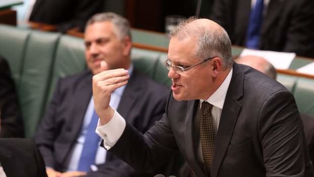 Immigration minister Scott Morrison during question time. Photo: Andrew Meares
