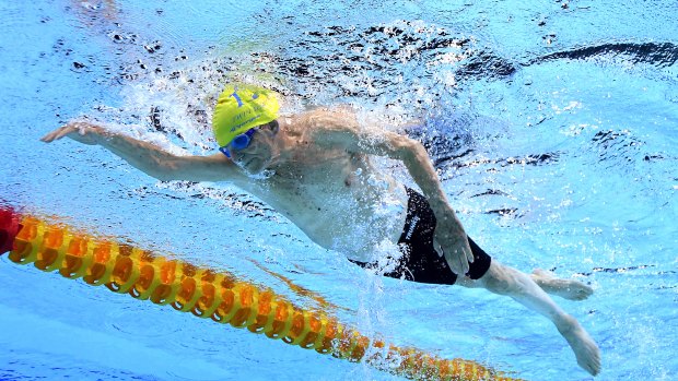 George Corones broke the 50m freestyle world record in the 100-104 year age group.