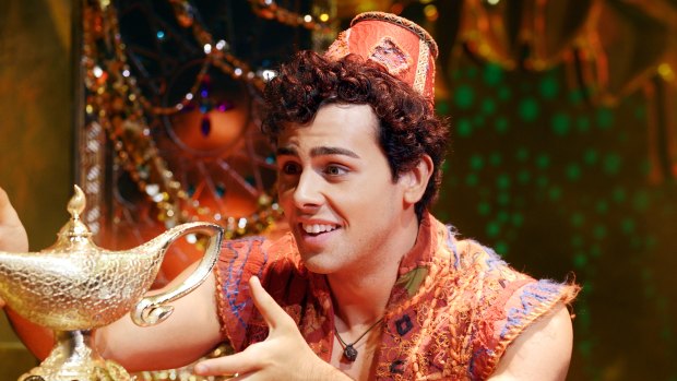 A visual treasure: Ainsley Melham in Disney's Aladdin.