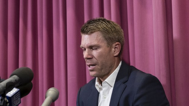 David Warner accepts Cricket Australia's ban