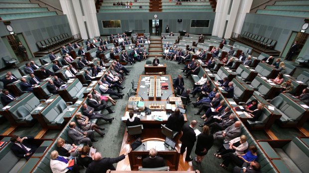 The division to suspend standing orders to allow a marriage equality vote on Wednesday.