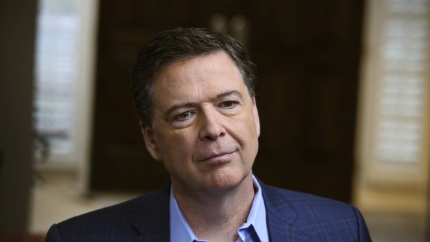 Former FBI director James Comey.