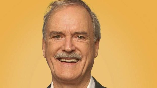 John Cleese, in Melbourne today.