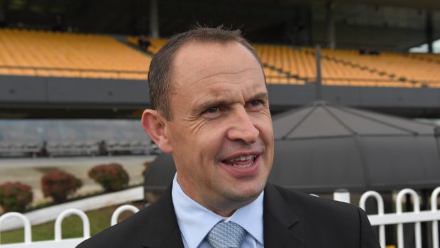 Consistency: Chris Waller is happy with the new training track.