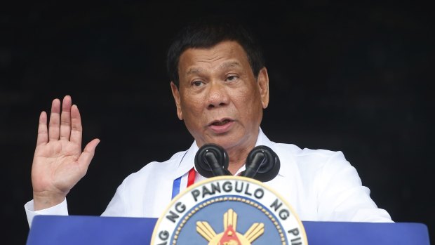 Philippine President Rodrigo Duterte does not want foreign criticism. 