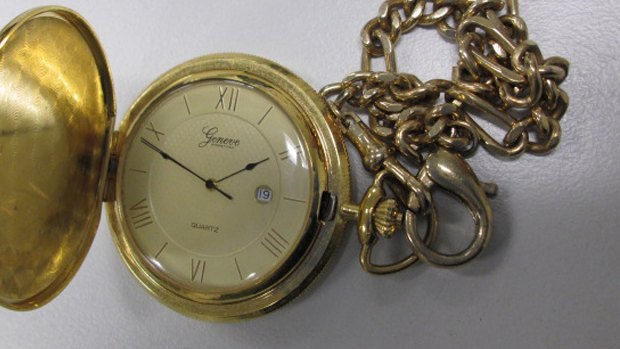 One of the stolen watches seized by Queensland Police.