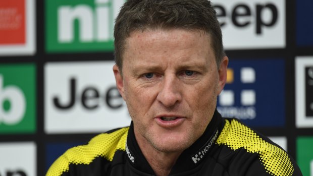 Take care: Damien Hardwick is concerned about the rush to change.