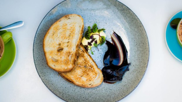 Core Espresso hit fame after a photo of its gourmet Vegemite toast - served with a quenelle of butter - was shared by Brown Cardigan.