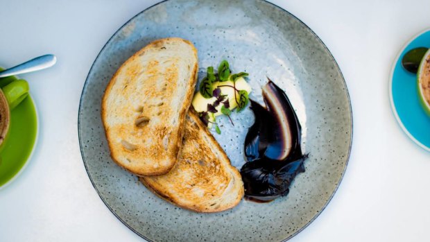 Core Espresso hit fame after a photo of its gourmet Vegemite toast - served with a quenelle of butter - was shared by Brown Cardigan.