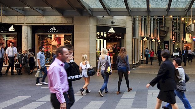 Sydney arcade, 400 George Street, the new home of Woolworths Metro supermarket