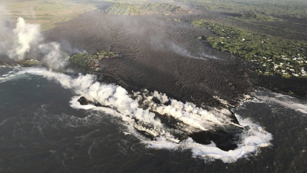 Lava destroyed hundreds of homes in mostly rural Hawaii area.