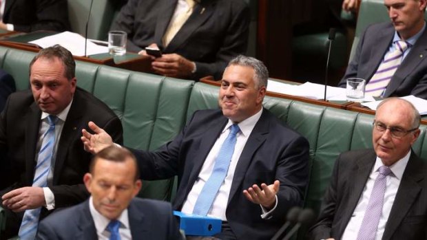 Treasurer Joe Hockey during question time on Wednesday. Photo: Andrew Meares