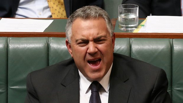 Treasurer Joe Hockey during question time on Wednesday.