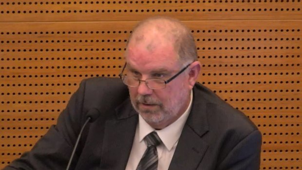 Ross Dillon at the royal commission.