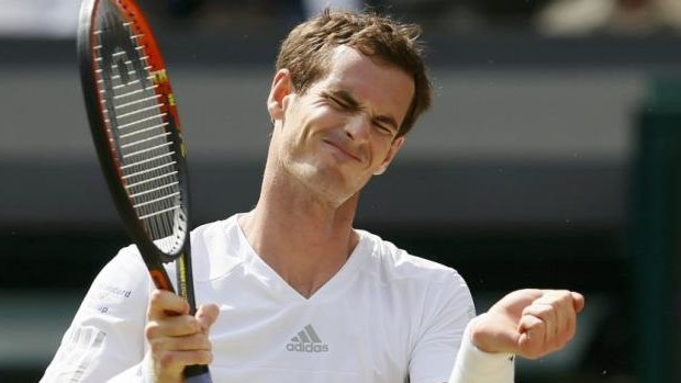 Andy Murray lost in straight sets to the 11th seeded Grigor Dimitrov.