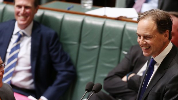 Environment Minister Greg Hunt during question time on Tuesday.