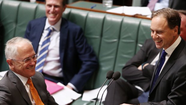 Environment Minister Greg Hunt during question time on Tuesday.