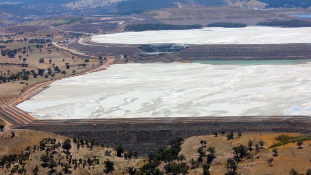 Newcrest has two adjacent tailings dams at its Cadia mine in New South Wales.