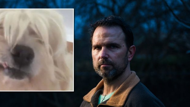 Drago Gvozdanovic, pictured, and his dog, Izzy, that went missing but DAS forced a vet to euthanise it only 24 hours later, despite the policy being 7 days.