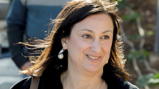 Panama Papers journalist Daphne Caruana Galizia died in October in a car bombing on Malta. 