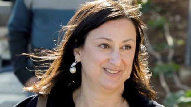 Panama Papers journalist Daphne Caruana Galizia died in October in a car bombing on Malta. 