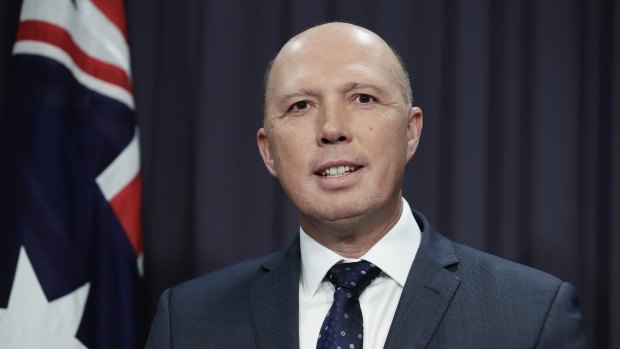Peter Dutton is in charge of the massive Home Affairs ministry.