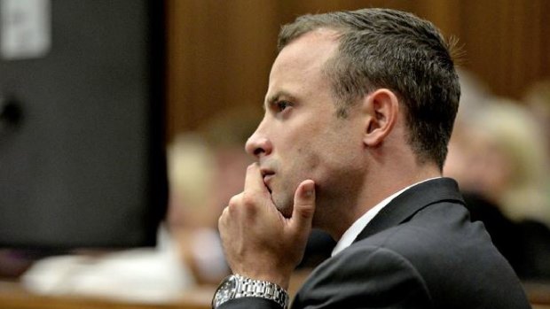 Oscar Pistorius in court. Photo: Reuters