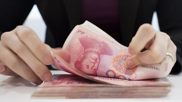 Beijing has strengthened the yuan for the first time in 11 sessions, amid worries of capital flight.